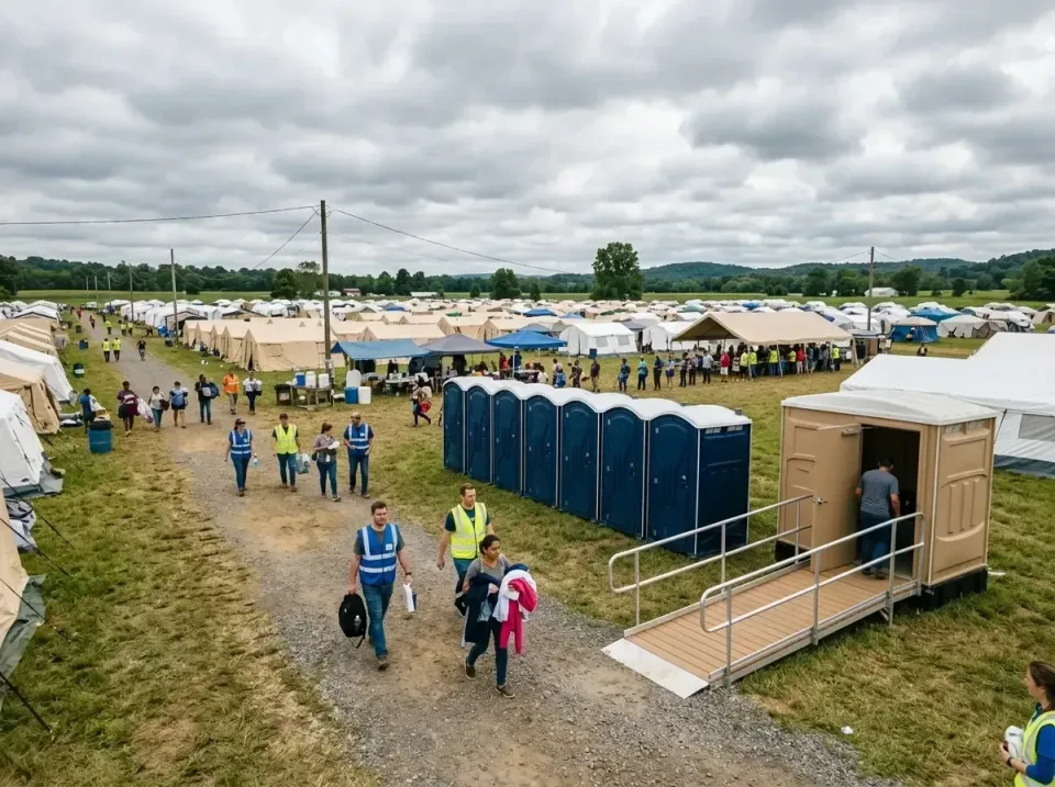 disaster-relief-camp-restrooms-010 — frequently asked questions, Dumpster & Portable Bathrooms Rental in Grosse Pointe Woods…